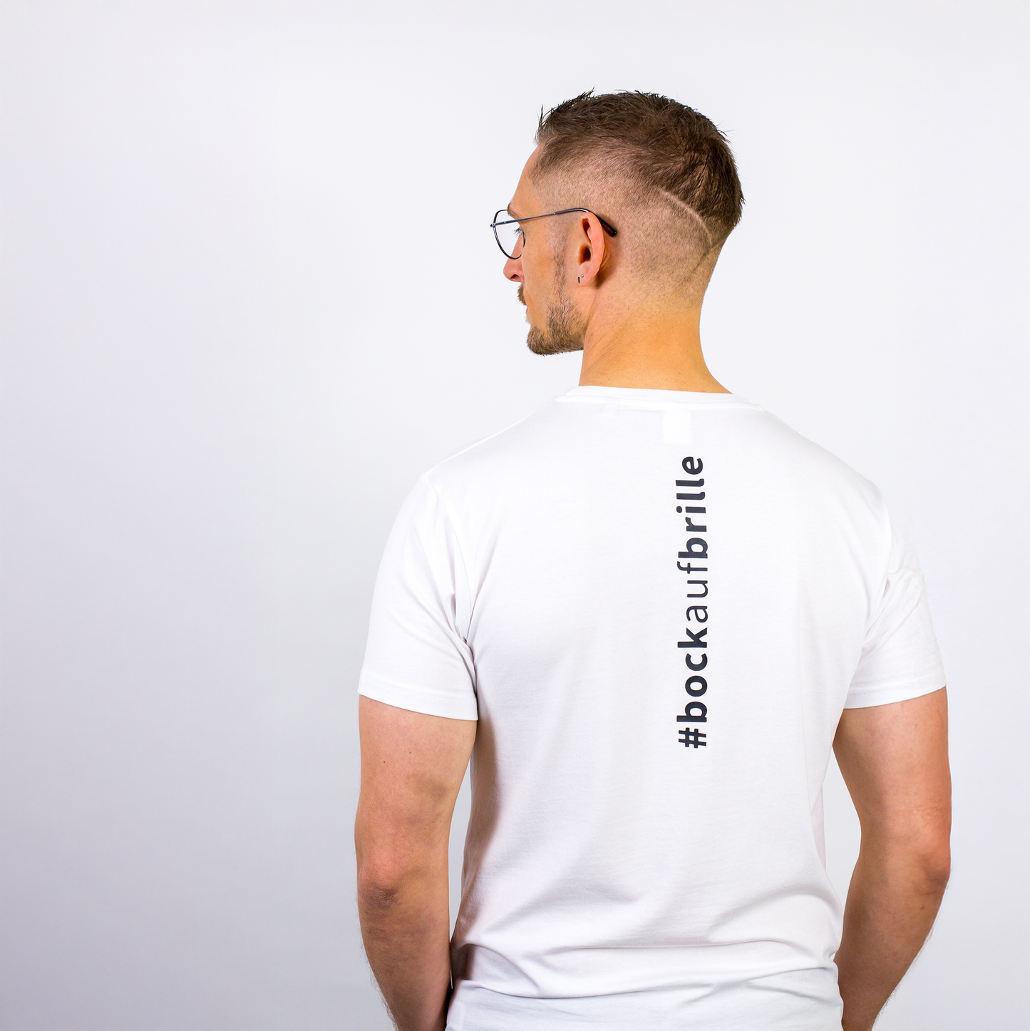 T-shirt Herren weiß