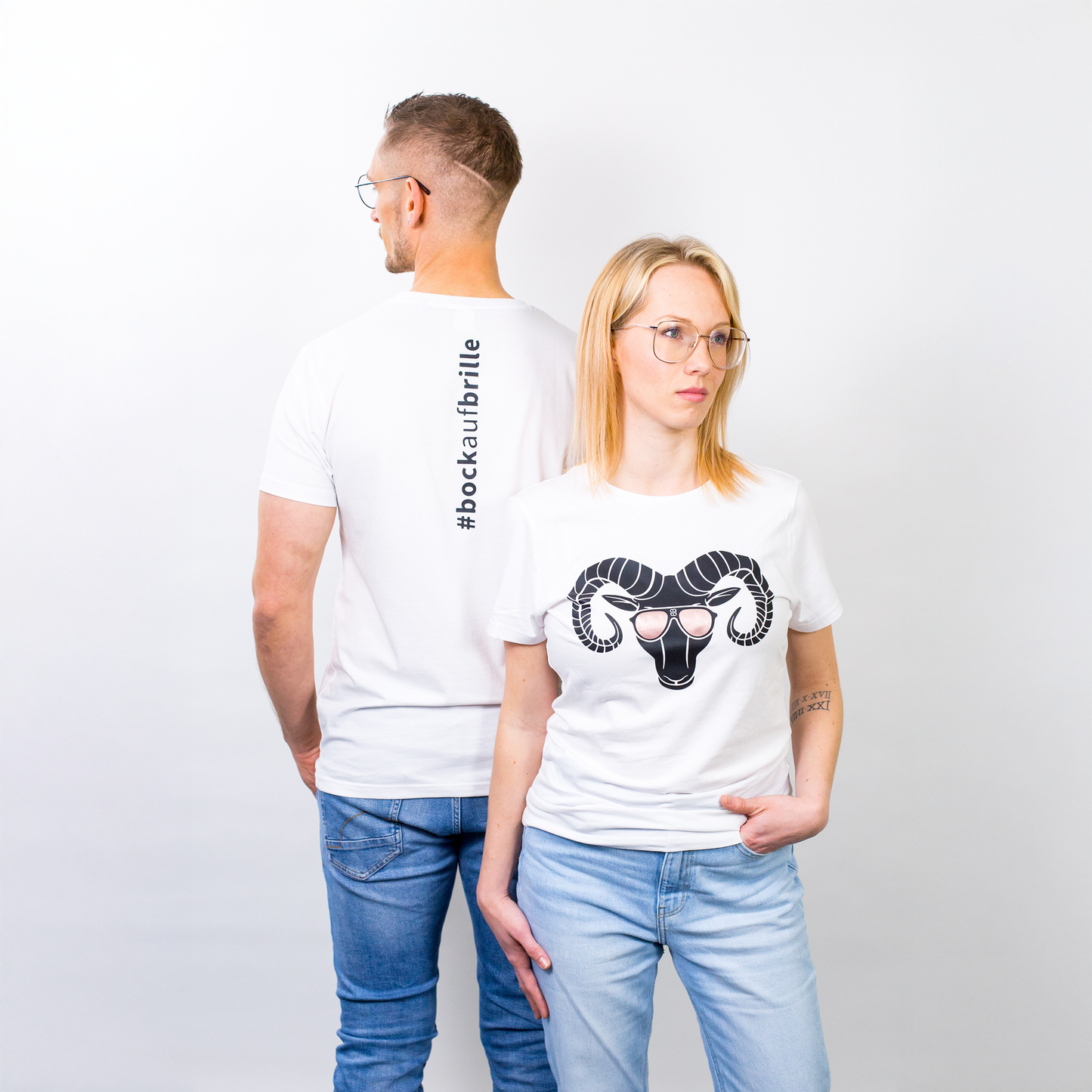 T-shirt Herren weiß