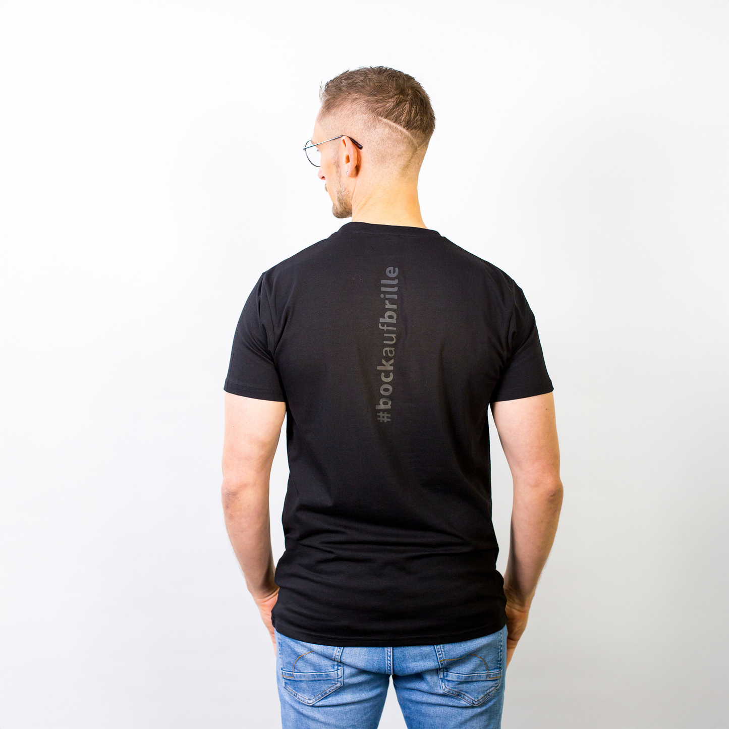 T-shirt Herren schwarz