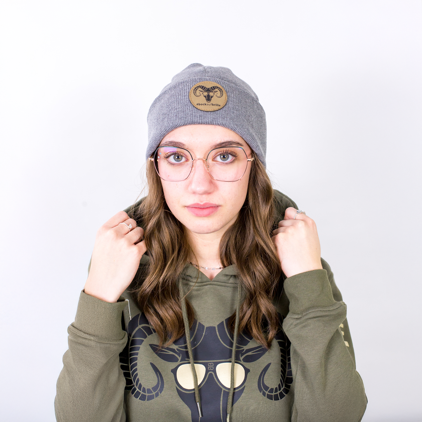 Beanie grau
