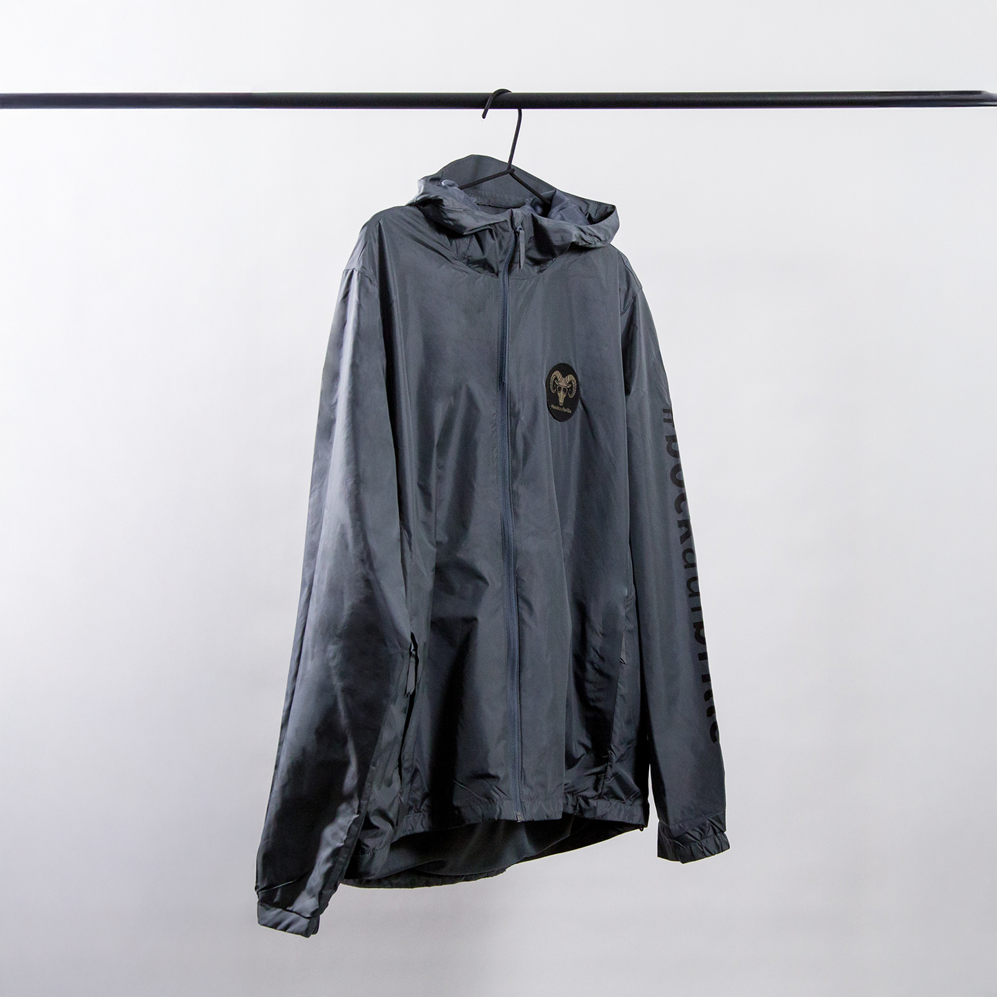 Windjacke Herren grau