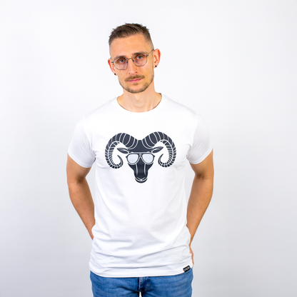 T-shirt Herren weiß