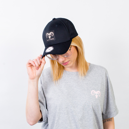 Basecap mit gebogenem Dach