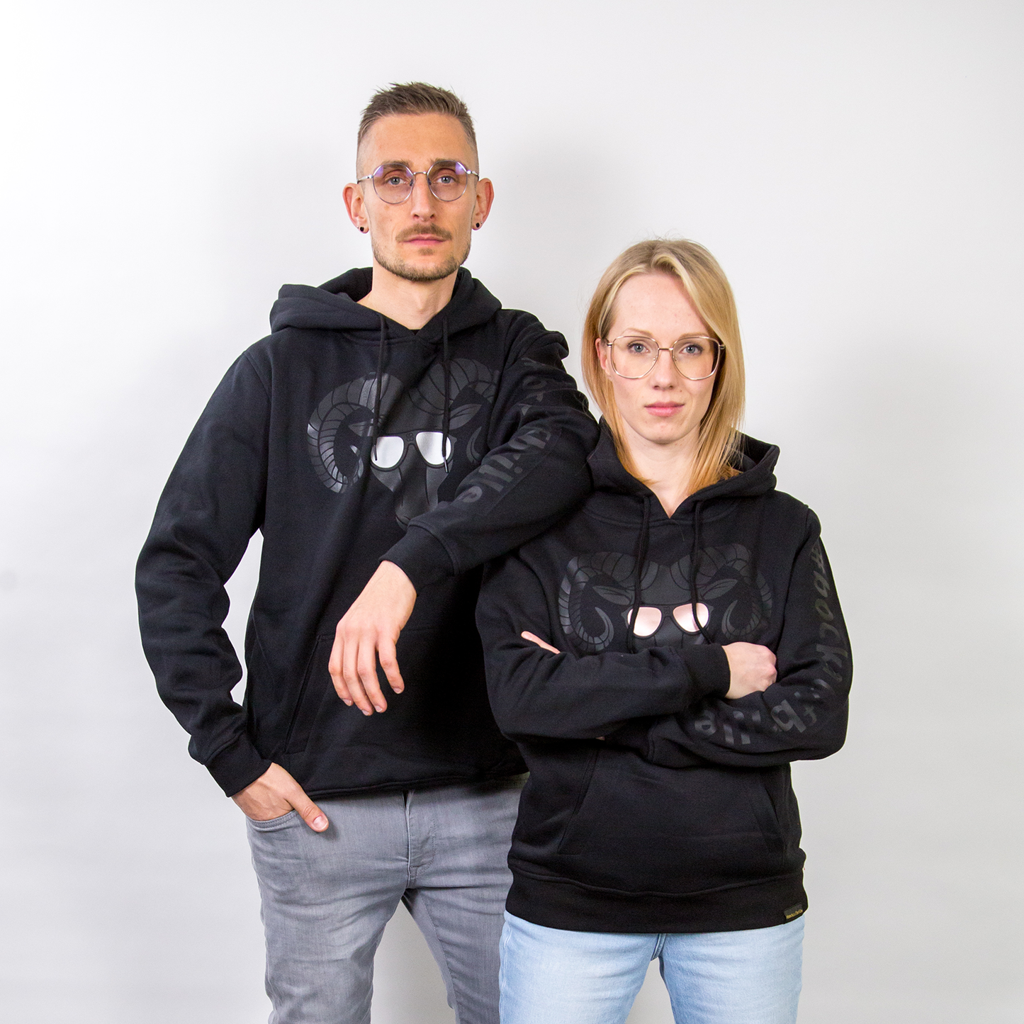 Hoodie Damen schwarz