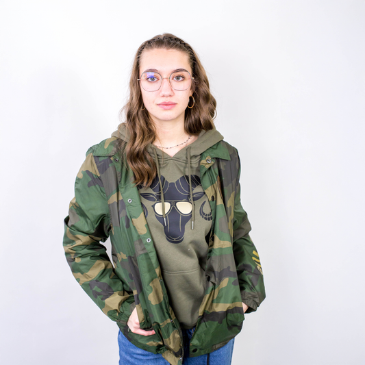 Windjacke Damen camouflage