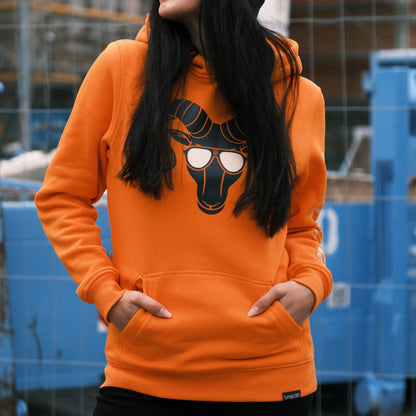 hoodie ladies orange